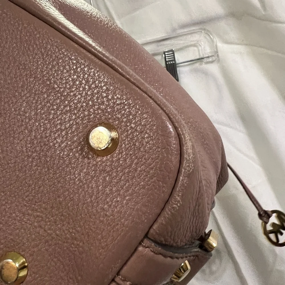 Michael Kors Brown Leather Shoulder Bag